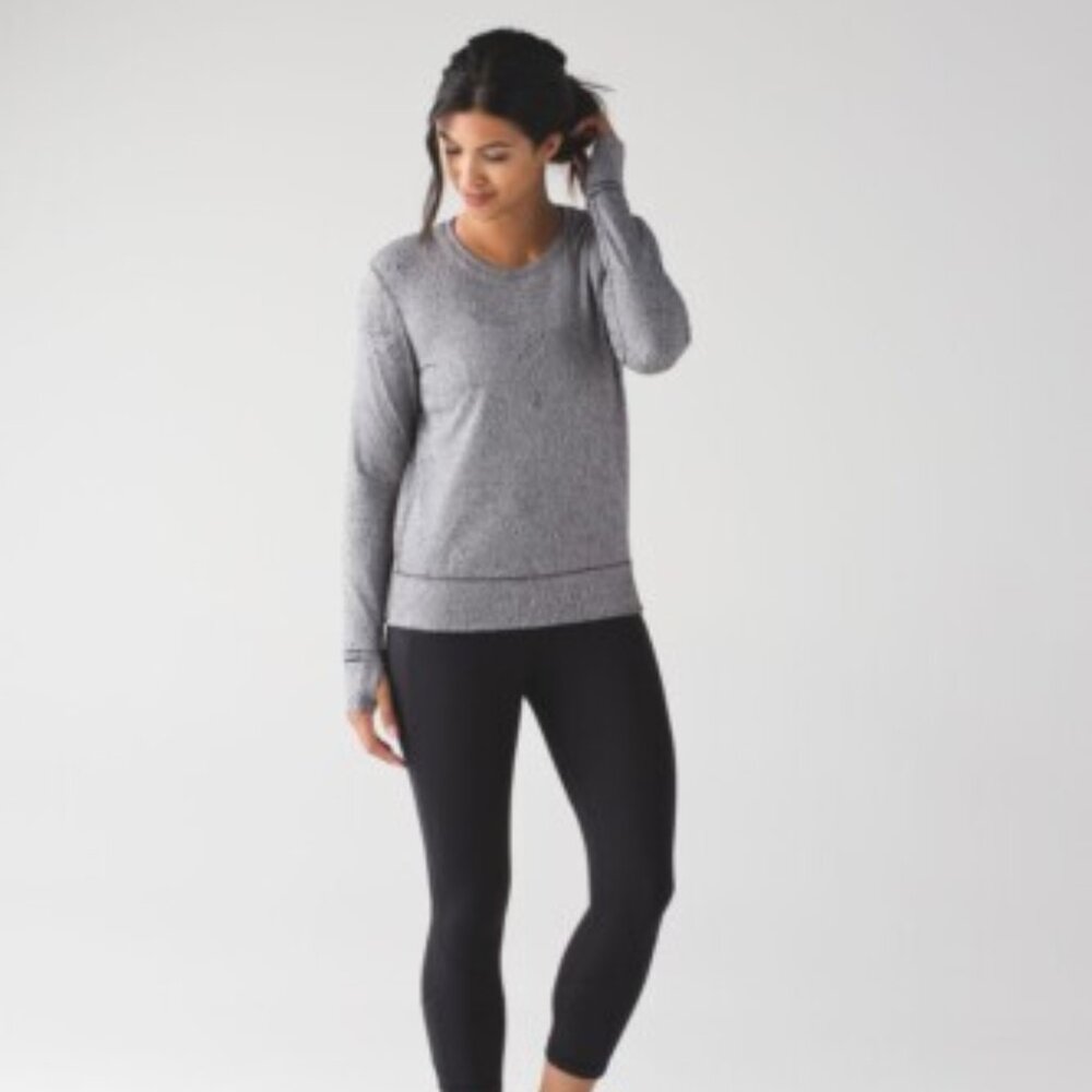 Lululemon Rush Hour Long Sleeve Performance Shirt Size 12
